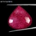 Certified GSL Natural Blood Red Ruby Africa 17.75 Ct Heart Shape Asli Corundum Sertifikat